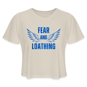 Fear and Loathing Blue Crop Top - dust