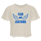 Fear and Loathing Blue Crop Top - dust