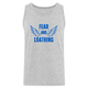 Fear and Loathing Blue Tank - heather gray