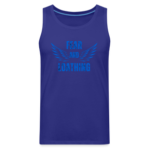 Fear and Loathing Blue Tank - royal blue