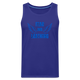 Fear and Loathing Blue Tank - royal blue