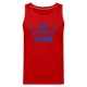 Fear and Loathing Blue Tank - red
