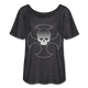 Skull Corrupted - charcoal gray